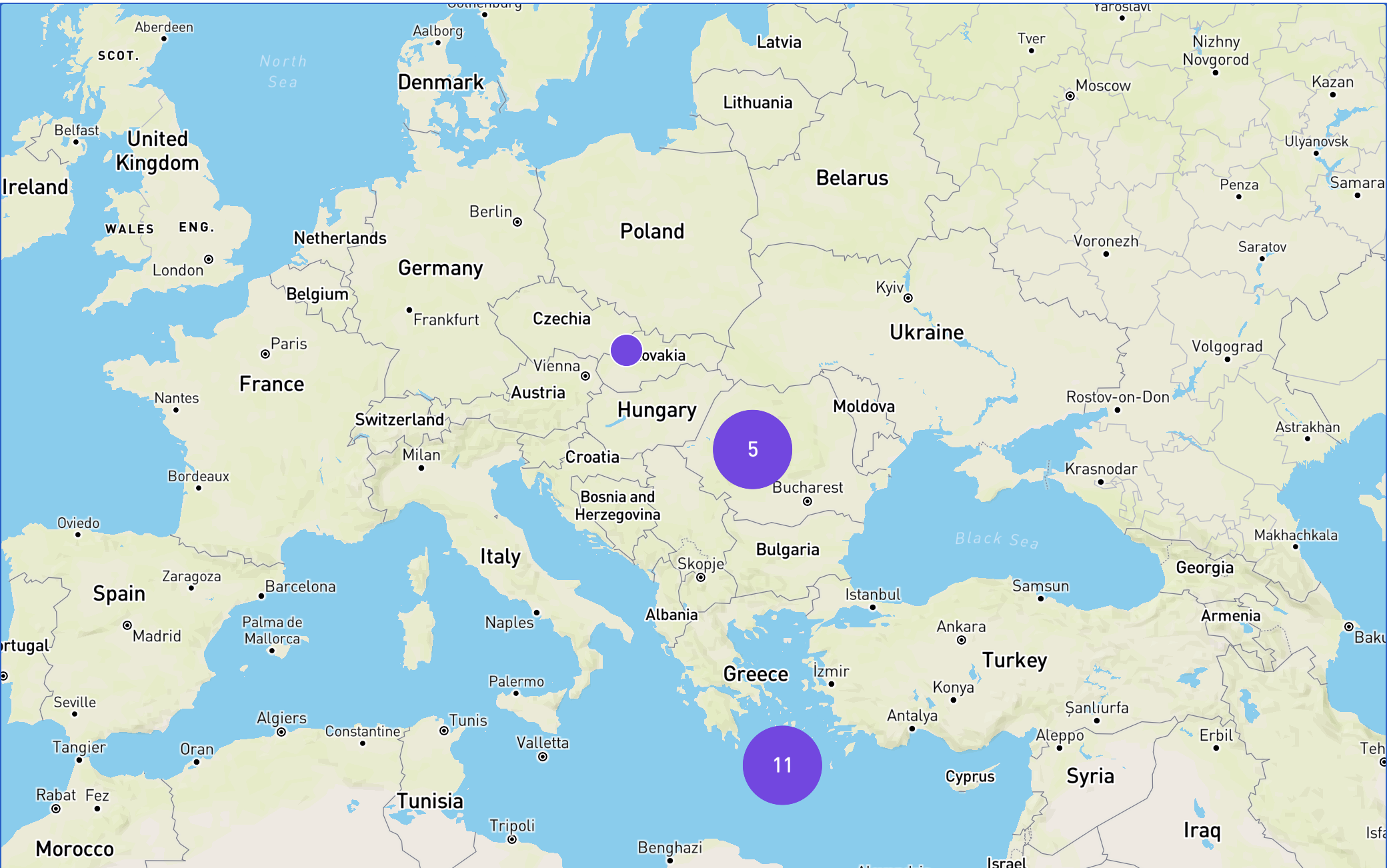 Locations Map